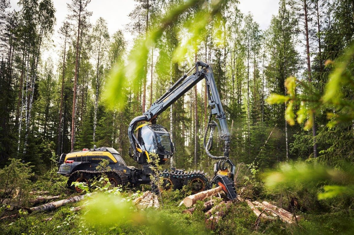 Kuva PONSSEn metsäkoneesta