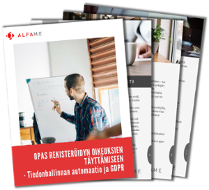Opas rekisteröidyn oikeuksien täyttämiseen